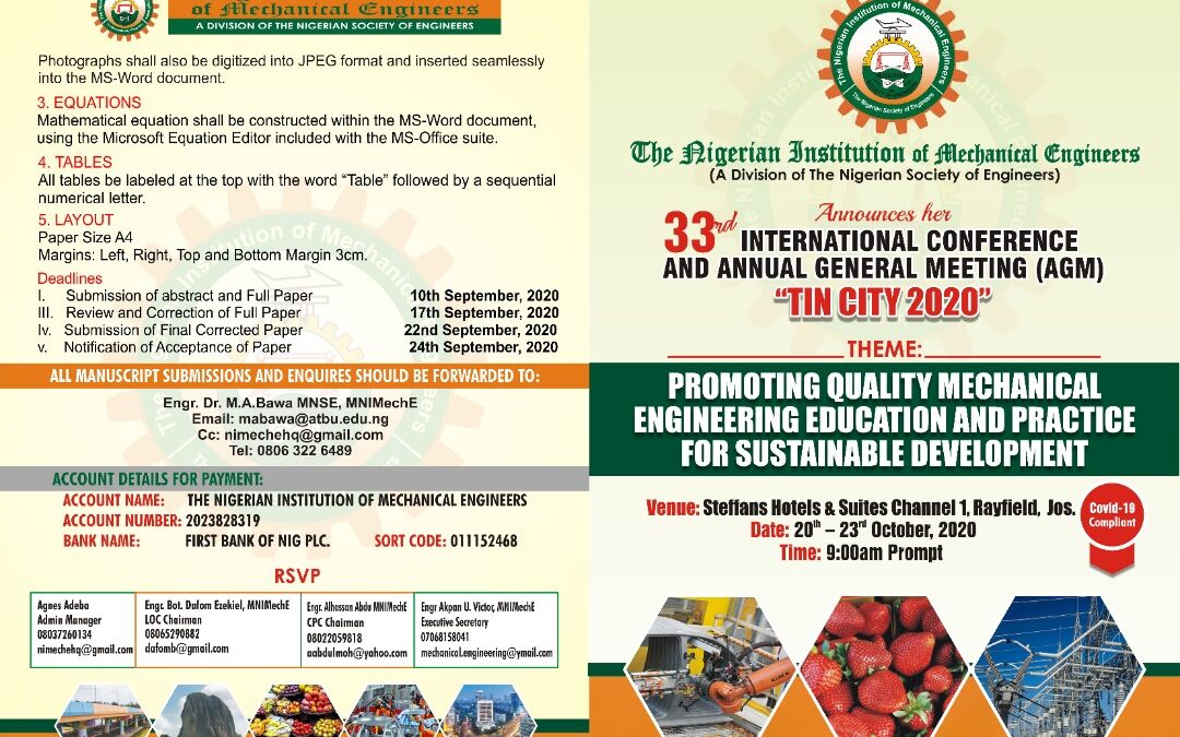 33rd International Conference and Annual General Meeting (AGM)