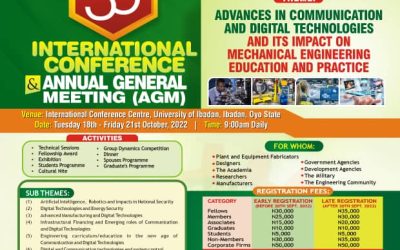 NIMechE International Conference Begins, In Ibadan